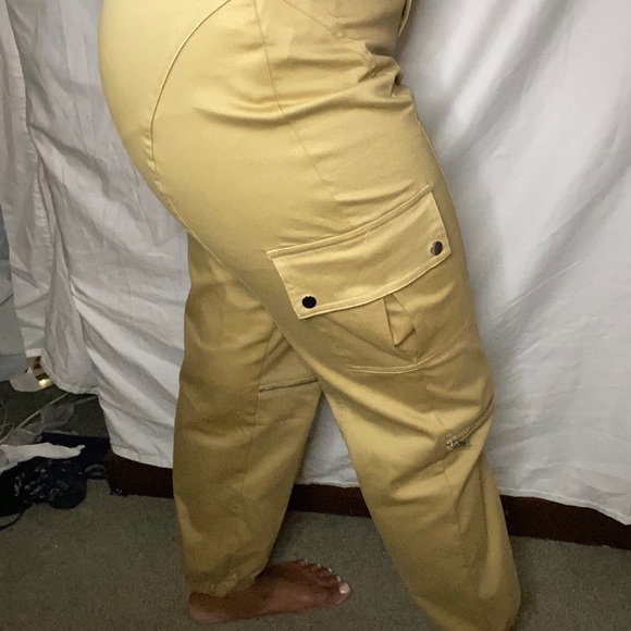 Oh Polly High Waisted Belted Cargo 